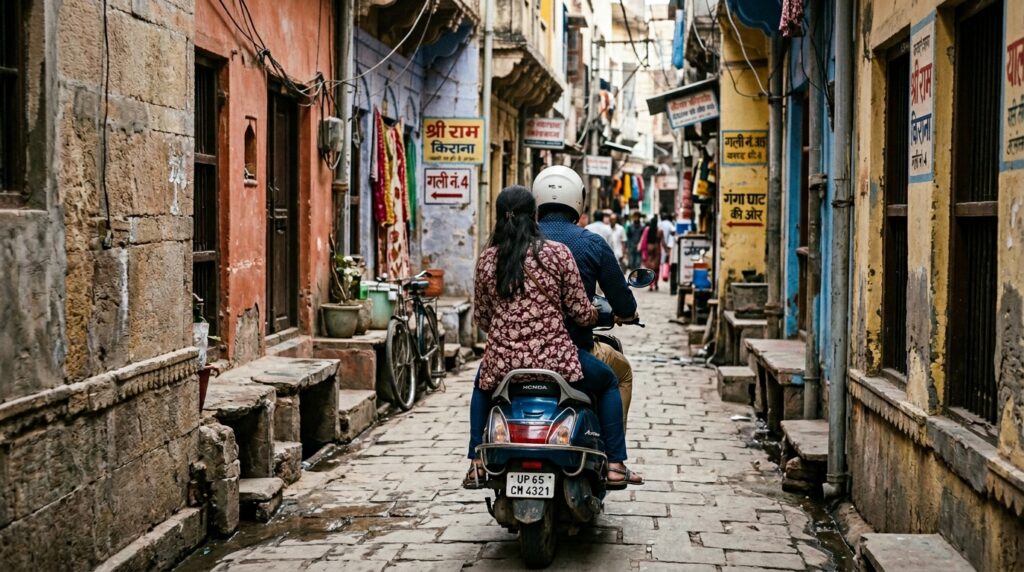 bike tour in Varanasi by Banarasi Dost